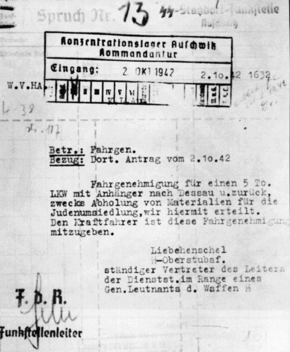 Letter - SS Truck Driver