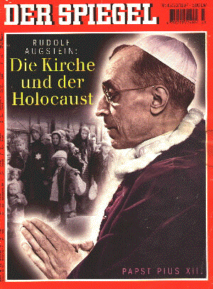 Der
                                                          Spiegel, Oct.
                                                          20, 1997 on
                                                          the Vatican
                                                          and the
                                                          Holocaust