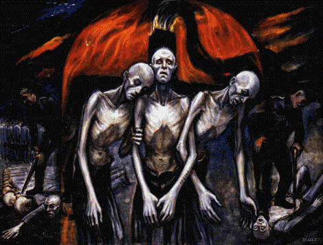 .Shoah
                                                          Painting by
                                                          David Ol�re,
                                                          Auschwitz
                                                          Holocaust
                                                          Survivor