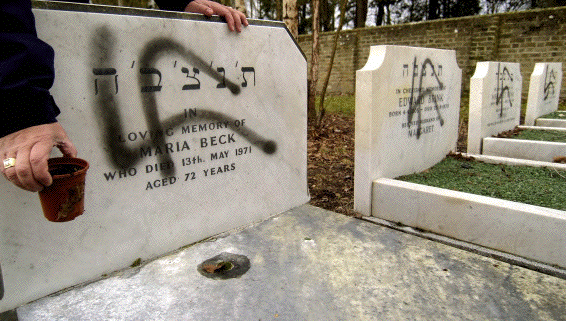Anti-Semitic




































                                                          vandalism in
                                                          Aldershot,
                                                          Hampshire,
                                                          UK.